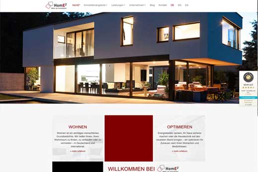 Immobilien Webseite
